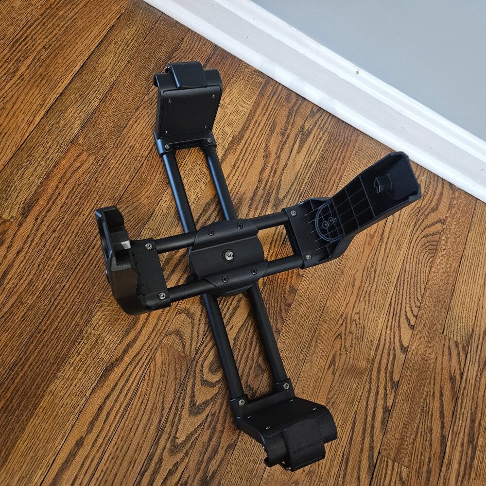 Black Kids Stroller Car Seat Adapter Mount